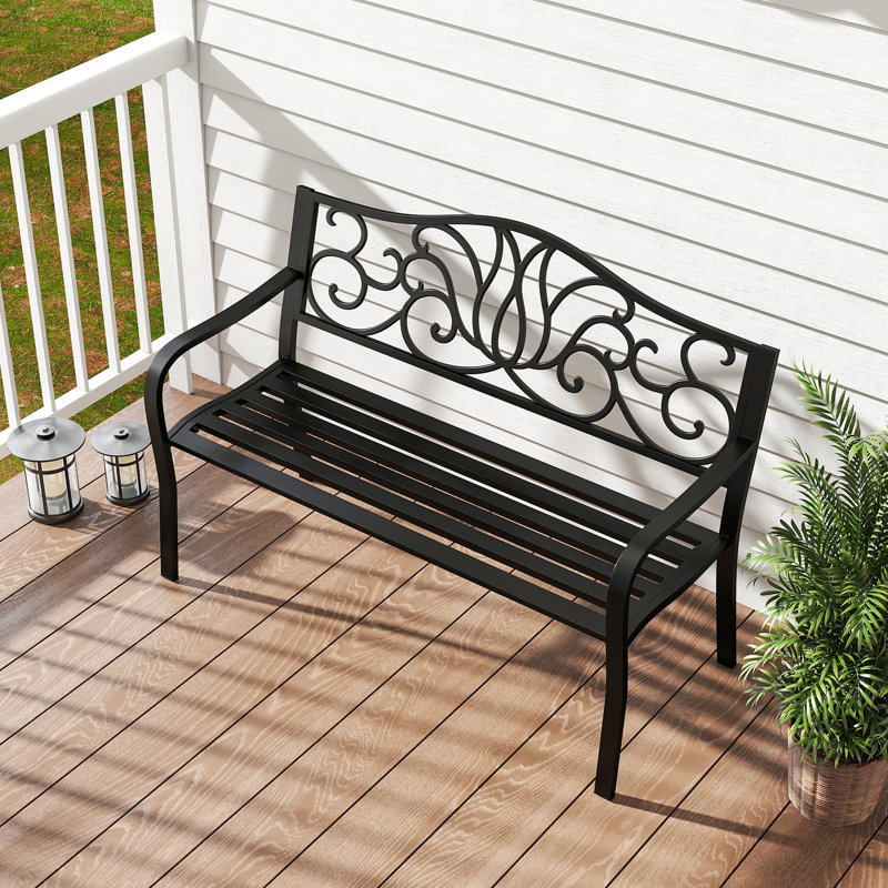 Metal Park Bench