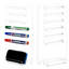 7-Slot Acrylic Wall Mounted Markers Holder