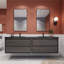 Ensemble de meuble-lavabo double 84 po Vickye-1411901124