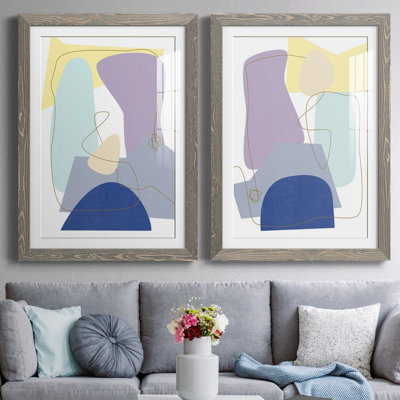 " Luminous Bay I " 2 - Pieces Painting Print