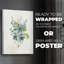 Bouquet de bleu II - Impression sur toile seulement - NON-CADRE-1773551907