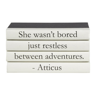 Quote Handmade Decorative Book