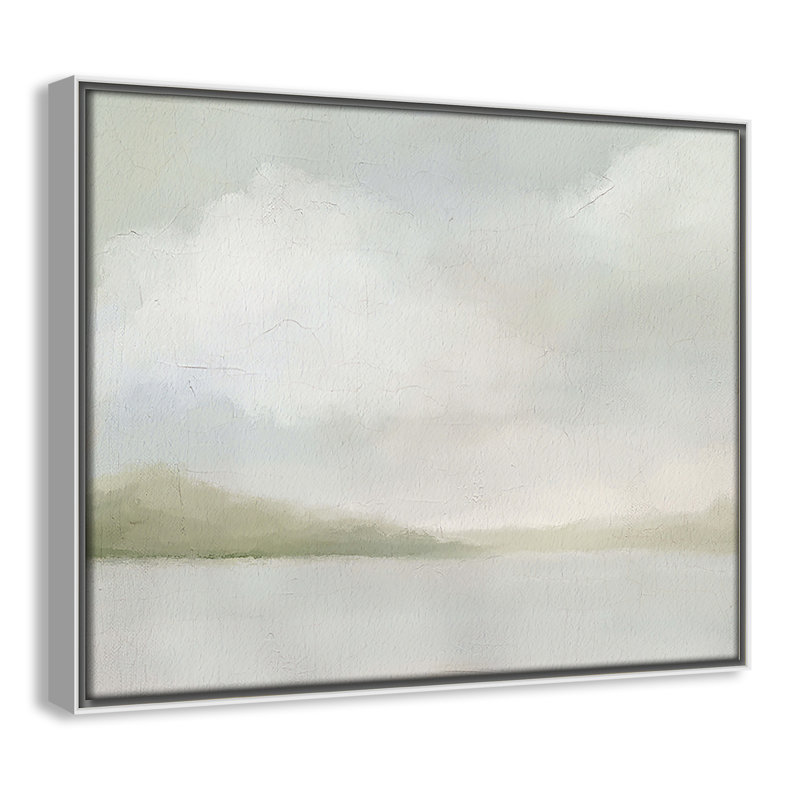 Queensland - Toile avec cadre flottant, H 12,5 po x l 15,5 po, White