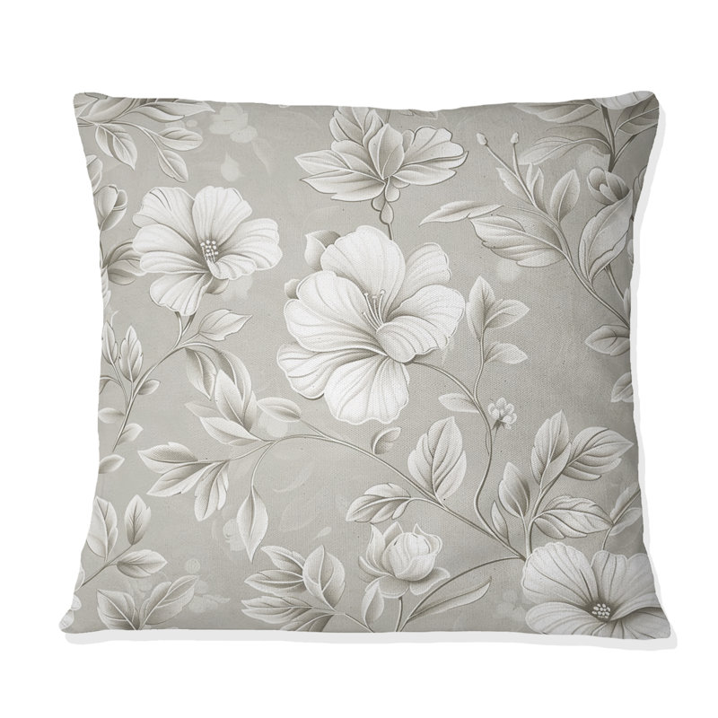 Coussin décoratif Floral Dream II - Glam, H 16 po x l 16 po