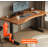 Solid Wood Electric Adjustable Standing Desk-469236567