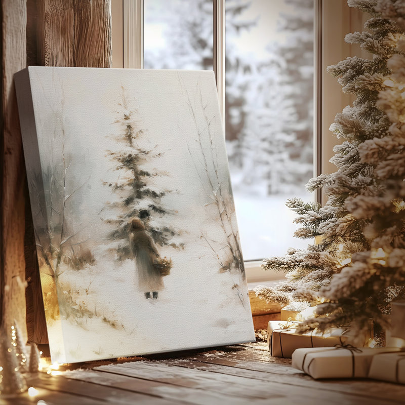 Twilight of Pearled Mistletoe-Premium, toile tendue avec châssis, H 18 po x l 12 po