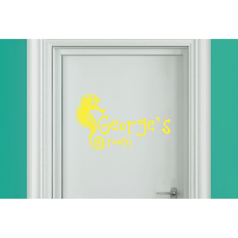 Nautical & Beach Wall Decal, Bright Yellow