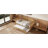 Traditional Style Rattan Full Size Daybed with Full Size Trundle for Limited Space, Guest Room, No Box Spring Needed,Antique Walnut-1453173287-1453173273
