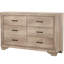 Commode double 6 tiroirs Eleora