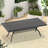 Ellengard Cast Aluminum Patio Dining 82.68'' L x 41.34'' W Rectangular Table with a 1.88-inch Umbrella Hole