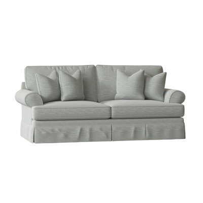 Canapé-lit à accoudoirs arrondis 91 po avec coussins réversibles Brookner