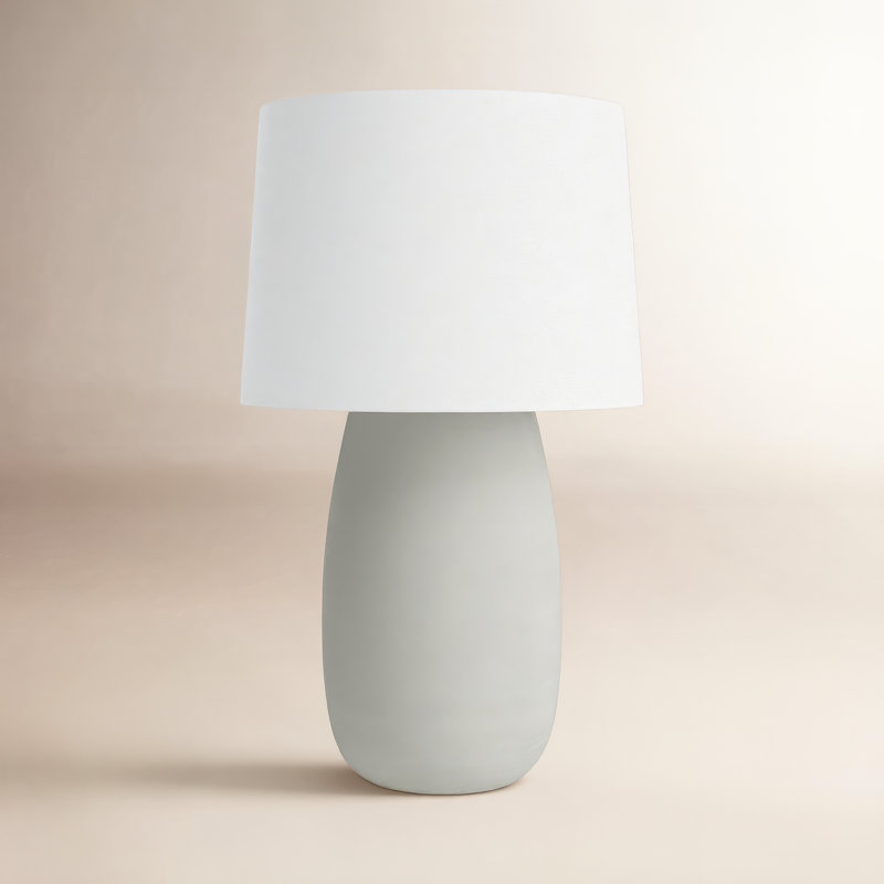 Roma Table Lamp, Gray
