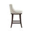 Tabouret de bar en chenille Lucia-913424984-913424985