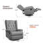 Fauteuil inclinable manuel oscillant avec repose-pieds Venancia-666030753