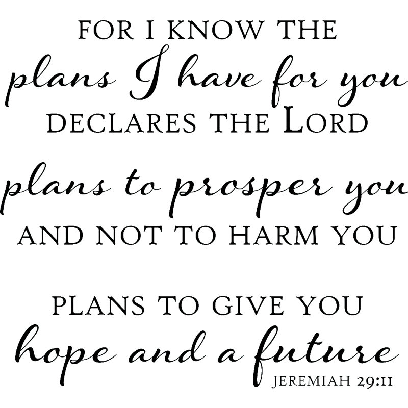 Text & Numbers Wall Decal