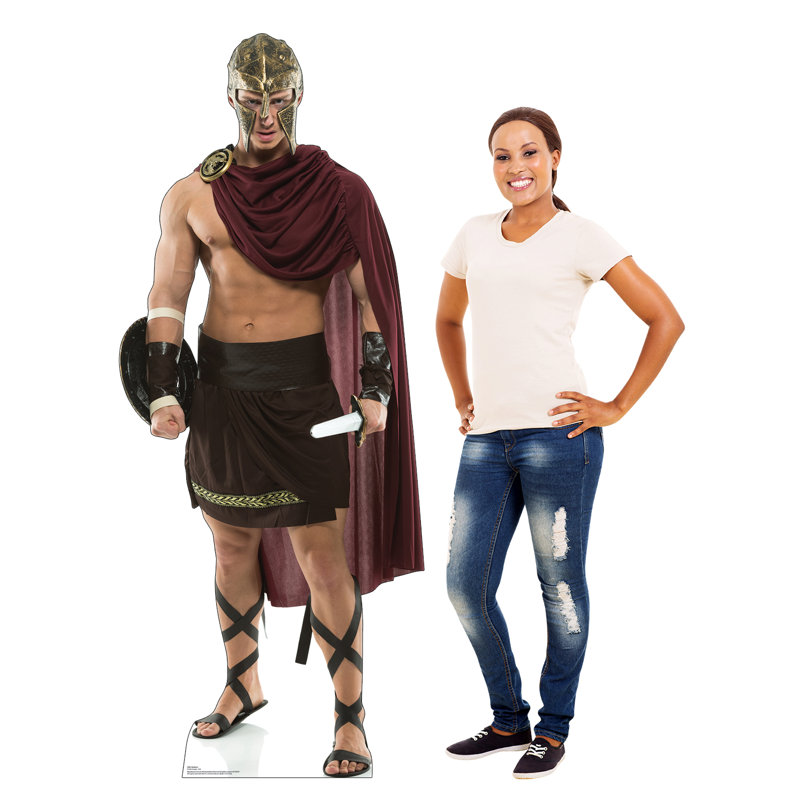 Life-Size Gladiator Cardboard Standup Decor