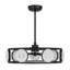 Castra LED Fan D'Lier in Warm Brass-129437219
