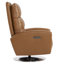 Fauteuil inclinable électrique pivotant en cuir véritable avec appui-tête électrique-1015559714