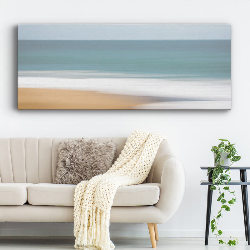 Santa Cruz sur toile, H 12 po x l 30 po x P 1,5 po