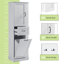 Armoire de salle de bain moderne avec compartiment inclinable, armoire de rangement réversible avec tablette réglable parfaite pour la salle de bain-1730455027