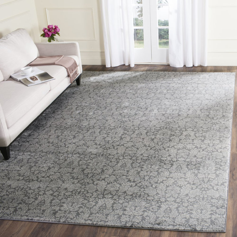 Tapis à motif floral Davut