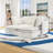 Double-Layer Cushion Modular Sofa, Freely Combinable, 4-Seater With Storage Function-323440684