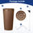Tall Self-Watering Planters for Outdoor Plants, 24 Inch Round Planter Pots with Drainage Holes for Indoor Outdoor Garden & Patio-1218826383