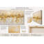 «Golden Mist Neutral Abstract Landscape», art mural sur toile tendue-1946493112