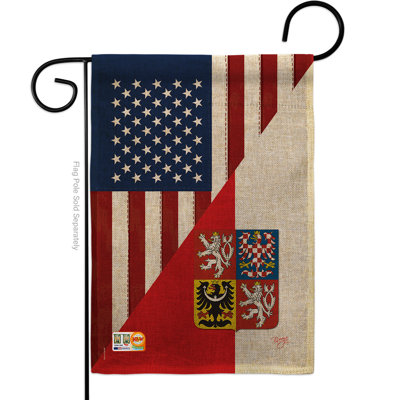 Double Sided 18.5 in. H x 13 in. W Polyester Garden flag