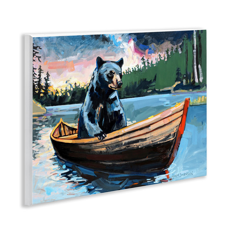  Art mural "Boating Black Bear" par Adam Swanson