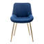 47cm H Velvet Upholstered Upholstered Back Side Chair-1402942718
