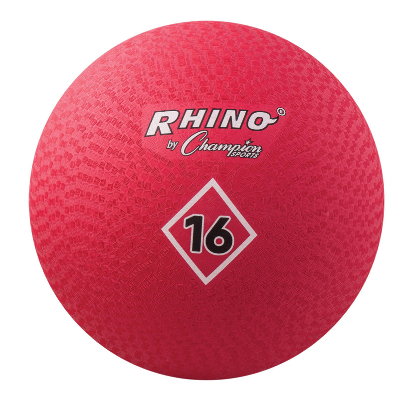 Balle de jeu Champion Sports, 16 po, rouge