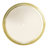 5 Light Satin Gold 22in Flush Mount Ceiling Light Fixture, Modern Round Ceiling Lamp with Frosted Glass Shade for Hallway, Bedroom, Kitchen, or Bathroom Lighting-116727371-116727380