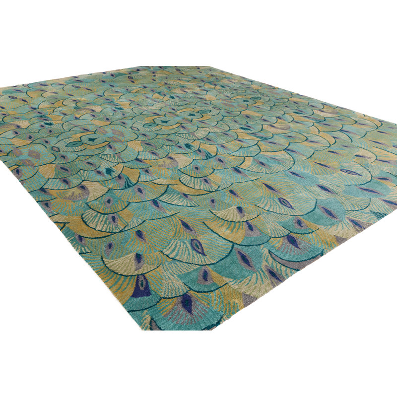 Contemporary Animal Print Area Rug, Rectangle 8' x 10'