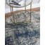Tapis rond rond en pierre spirituelle ikat