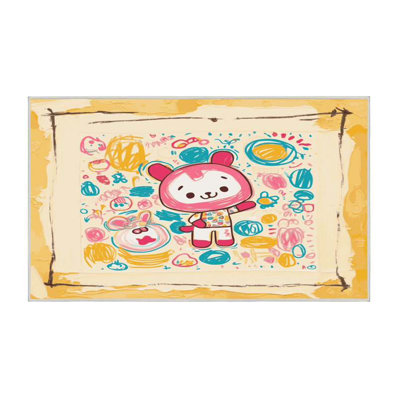 Tapis pour enfants East Urban Home, Rectangulaire 3 pi x 5 pi