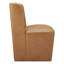 Chaise d'appoint rembourrée en cuir véritable Ardeth-133044699-133044701