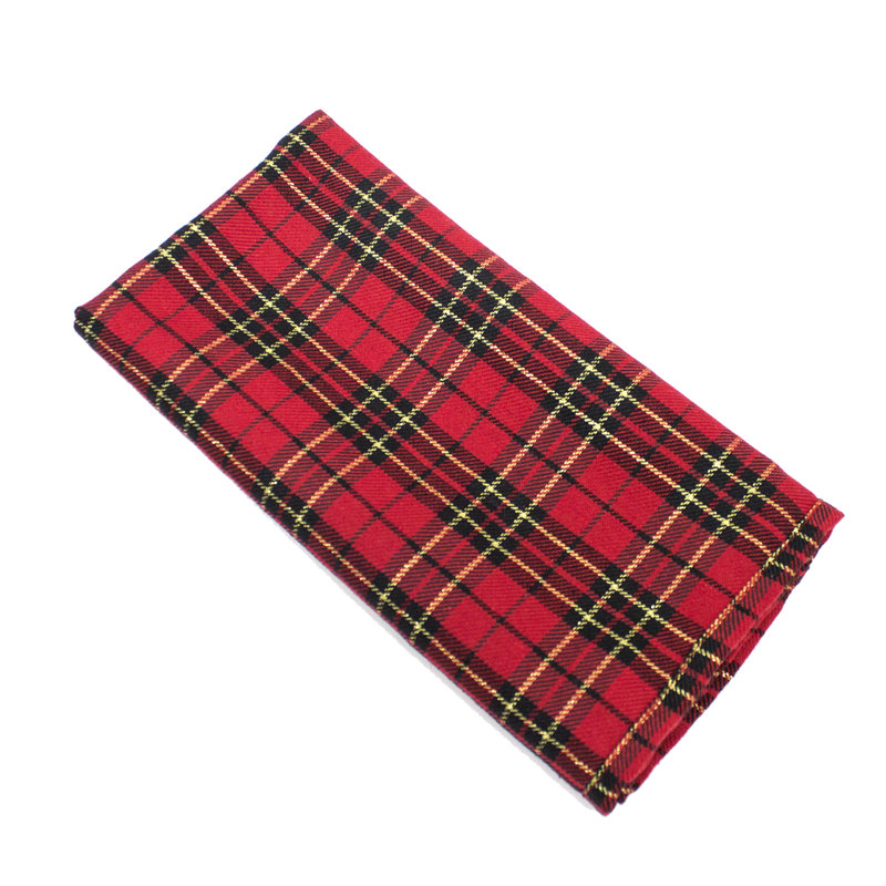 Ensemble de 4 serviettes de table Tartan