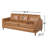 Grudnitski 80.5" Leather Sofa