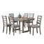 Rustic Style 6 - Person Solid Wood Dining Table Set 