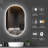 Wall Mounted LED Mirror Frameless Bathroom Vanity Oval Lighted Mirror with Anti-fog&Dimmable Lights-259215136