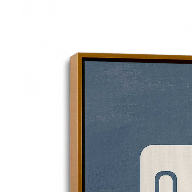 Impression sur toile Denim Queen Card, Or poli, H 36,75 po x l 24,75 po