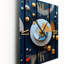 Futur minimalisme géométrie de la sensibilisation V - horloge murale géométrique moderne-99633851