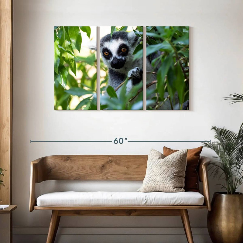 Forest Lemur, 28" H x 45" W
