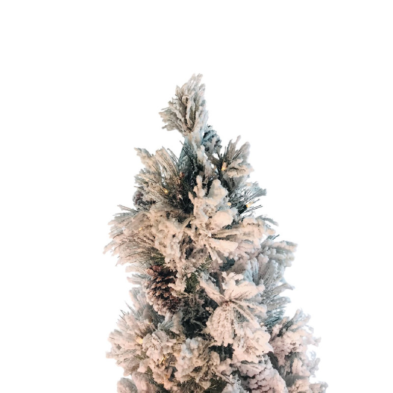90' H Lighted Artificial Pine Christmas Tree