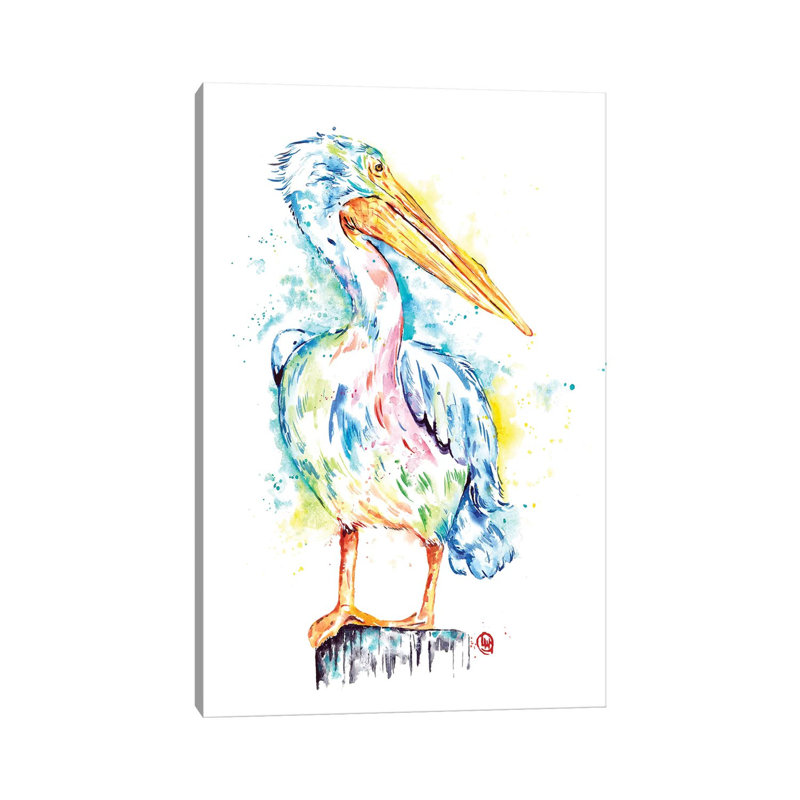 Pelican 1 Piece Wrapped Canvas Wall Art, 101.6 cm H x 66.04 cm W x 3.175 cm D