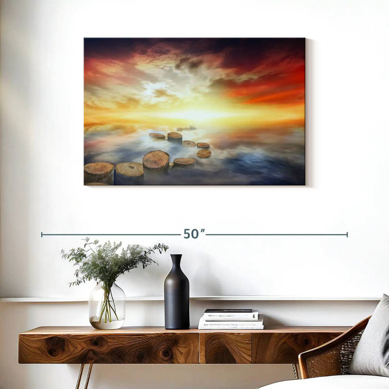 Alvord Ocean Sunrise View, 24" H x 36" W