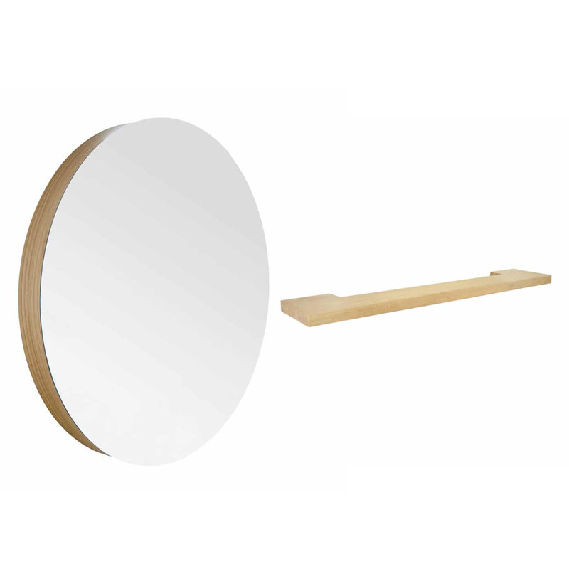 Tablette flottante en chêne Solace (tablette seulement), Chêne lever de soleil, H 1,5 po x l 34 po x P 6,5 po