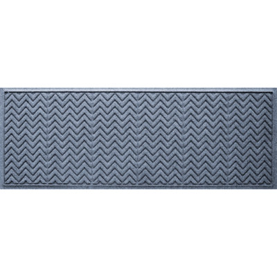WaterHog Chevron 22 in.. x 60 in. Indoor Outdoor Runner Doormat