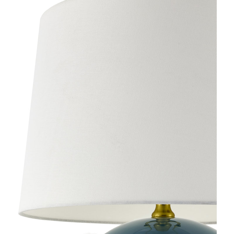 Lampe de table sphérique Havrilka, Bleu